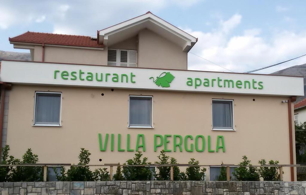 villa pergola Trebinje Esterno foto
